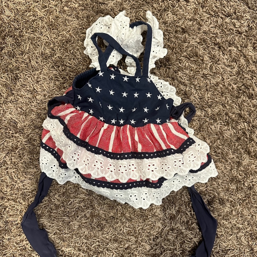 USA Tiered Ruffle Dress